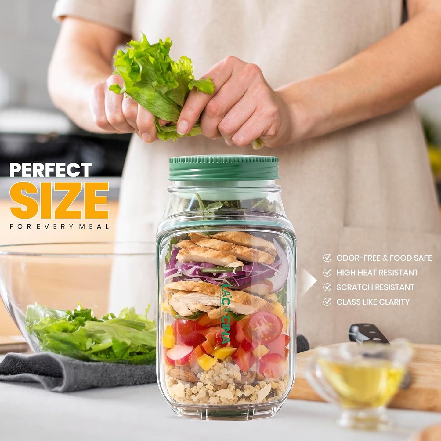 NutriPod™ Instant Salad Jar