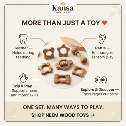 Neem Wood Baby Toys