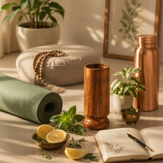 Ayurvedic Neem Wood Detox Glass